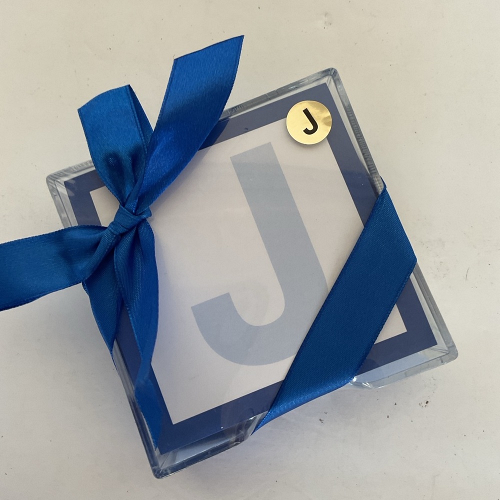 Monogram J Memo Cube NWT
